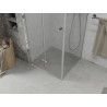 Mexen Lima cabine de douche pliante 90 x 90 cm, transparente, chromée - 856-090-090-01-00
