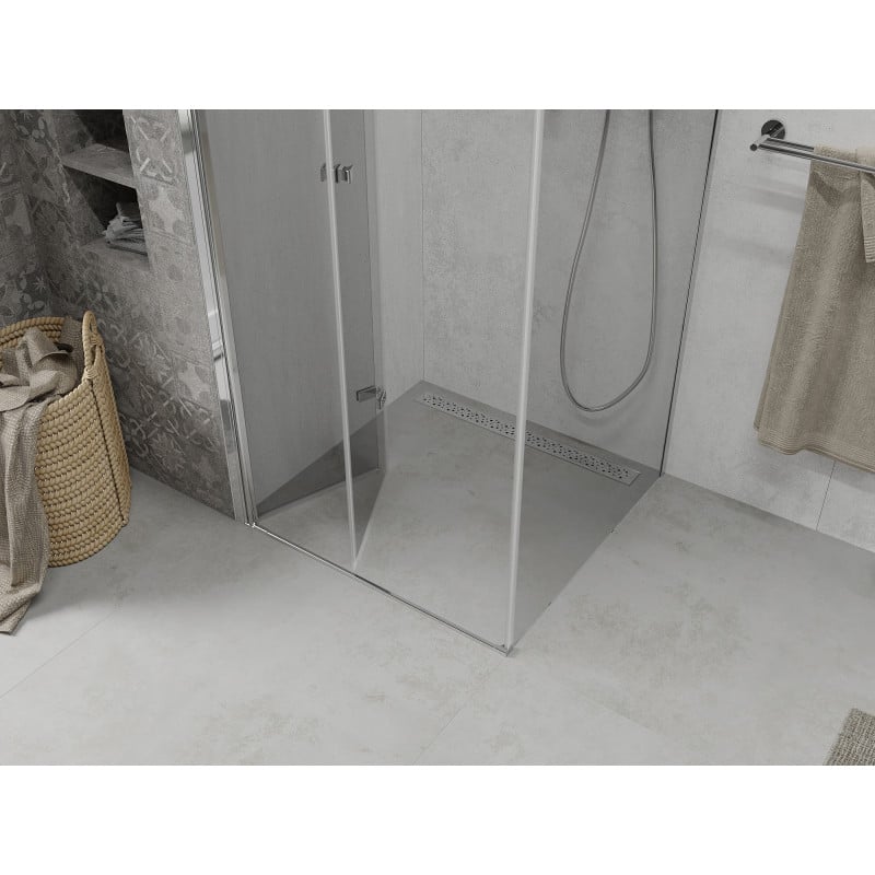 Mexen Lima Cabine de douche pliante 110 x 110 cm, transparent, chrome - 856-110-110-01-00