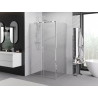 Mexen Exo-S cabine de douche coulissante 155 x 90 cm, transparent, chrome - 8151-155-090-01-00
