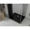 Mexen Lima cabine de douche pliante 80 x 120 cm, graphite, chrome + receveur plat, noir - 856-080-120-01-40-4070