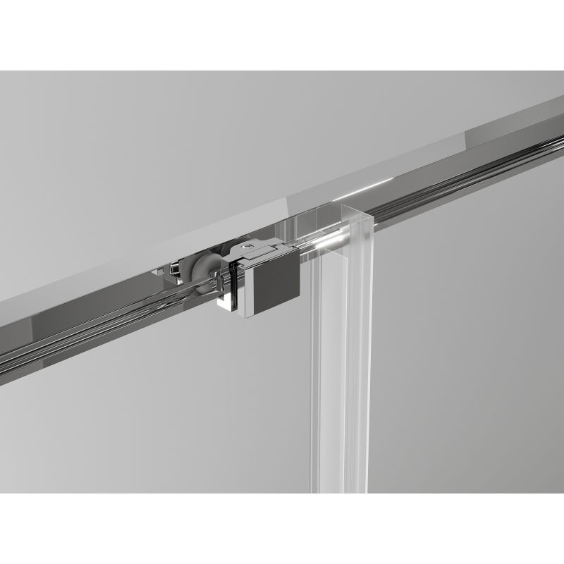 Mexen Exo cabine de douche coulissante 125 x 100 cm, transparent, chrome - 8151-125-100-01-00