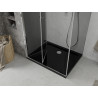 Mexen Lima cabine de douche pliante 90 x 120 cm, graphite, chrome + receveur plat, noir - 856-090-120-01-40-4070