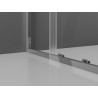 Mexen Exo-S cabine de douche coulissante 155 x 100 cm, transparent, chrome - 8151-155-100-01-00
