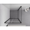 Mexen Exo-R cabine de douche rabattable 95 x 95 cm, transparent, noir - 819-095-095-70-00