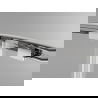 Cabine de douche asymétrique demi-ronde Mexen Exo 90 x 80 cm, transparent, chrome - 8132-090-080-01-00