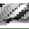 Mexen Exo cabine de douche pliante 100 x 100 cm, transparent, noir - 819-100-100-70-00