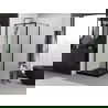 Mexen Exo cabine de douche pliante 100 x 100 cm, transparent, noir - 819-100-100-70-00