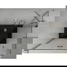 Mexen Lima cabine de douche pliante 80 x 120 cm, transparent, chrome + receveur plat, noir - 856-080-120-01-00-4070