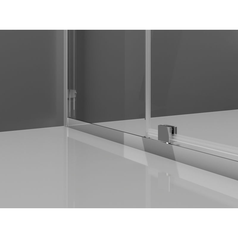 Mexen Exo cabine de douche carrée pivotante 90 x 90 cm, transparent, chromé - 8110-090-090-01-00