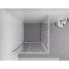 Mexen Exo-S Duo cabine de douche carrée coulissante 70 x 70 cm, transparent, chrome - 8111-070-070-01-00