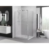 Mexen Exo-S cabine de douche coulissante 155 x 85 cm, transparent, chrome - 8151-155-085-01-00