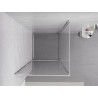 Mexen Exo-BR cabine de douche pivotante 70 x 70 cm, transparent, chrome - 8181-070-070-01-00
