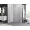 Mexen Exo-BR cabine de douche pivotante 85 x 70 cm, transparent, chrome - 8181-085-070-01-00