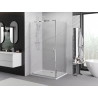 Mexen Exo-BR cabine de douche pivotante 100 x 70 cm, transparente, chromée - 8181-100-070-01-00