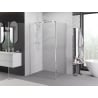 Mexen Exo cabine de douche battante 80 x 85 cm, transparent, chromé - 8181-080-085-01-00