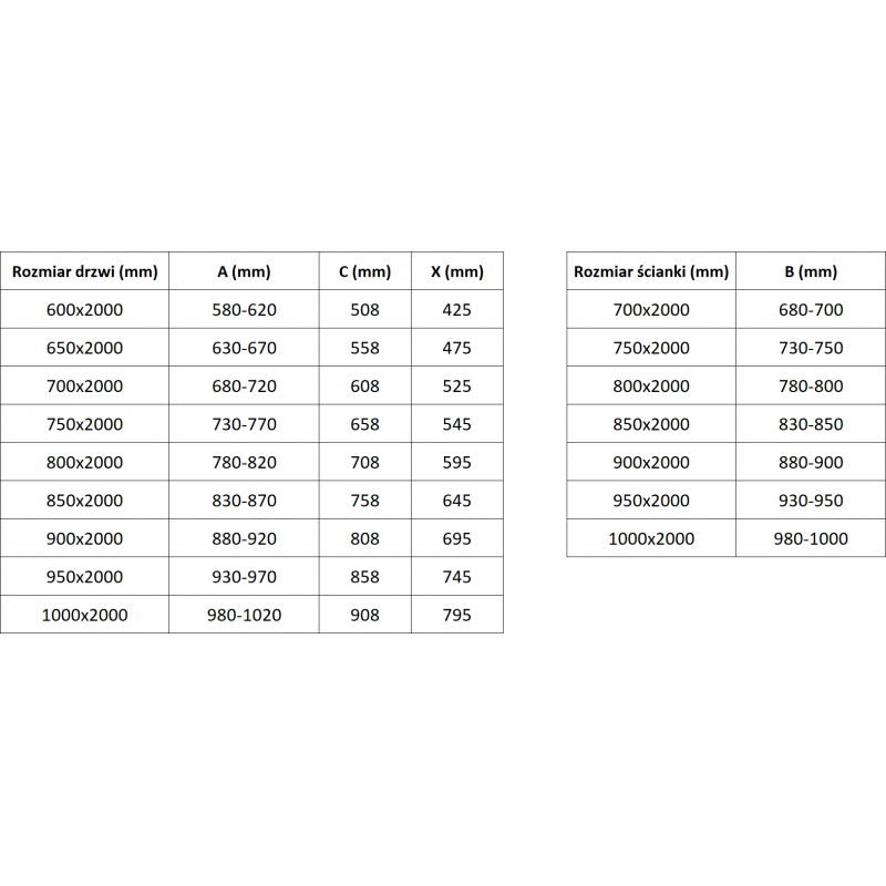 Mexen Exo cabine de douche pivotante 80 x 85 cm, transparent, chrome - 8181-080-085-01-00