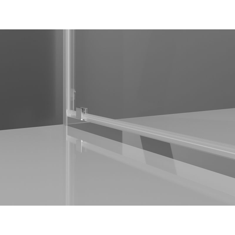 Mexen Exo cabine de douche pivotante 75 x 90 cm, transparente, chrome - 8181-075-090-01-00