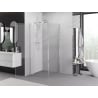 Mexen Exo cabine de douche à porte battante 90 x 90 cm, transparent, chromé - 8181-090-090-01-00