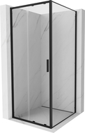 Mexen Exo cabine de douche coulissante 90 x 90 cm, transparent, noir - 8151-090-090-70-00
