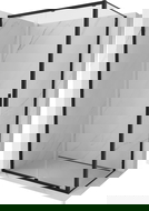 Mexen Exo cabine de douche coulissante 100 x 70 cm, transparent, noir - 8151-100-070-70-00