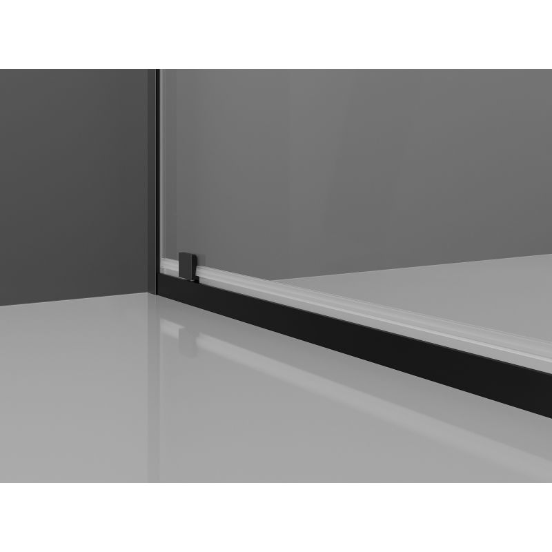 Mexen Exo cabine de douche pivotante 95 x 70 cm, transparent, noir - 8181-095-070-70-00