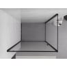 Mexen Exo cabine de douche pivotante 95 x 70 cm, transparent, noir - 8181-095-070-70-00