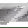 Mexen Exo cabine de douche pivotante 70 x 100 cm, transparent, chrome - 814-070-100-01-00