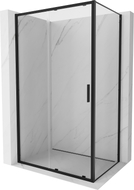 Mexen Exo-S cabine de douche coulissante 140 x 70 cm, transparent, noir - 8151-140-070-70-00