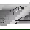 Mexen Exo cabine de douche coulissante 145 x 75 cm, transparent, noire - 8151-145-075-70-00
