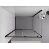 Mexen Exo-S cabine de douche coulissante 145 x 75 cm, transparente, noire - 8151-145-075-70-00