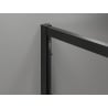Mexen Exo-S cabine de douche coulissante 145 x 75 cm, transparente, noire - 8151-145-075-70-00