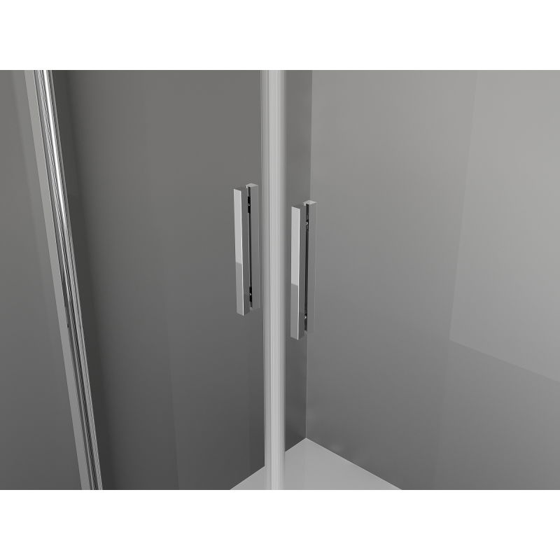 Mexen Exo porte de douche double battante 70 cm, transparent, chrome - 8182-070-000-01-00