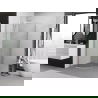 Mexen Exo cabine de douche semi-circulaire 100 x 100 cm, transparent, chrome - 8131-100-100-01-00