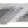 Mexen Exo cabine de douche battante 80 x 80 cm, transparent, chrome - 8182-080-080-01-00
