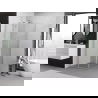 Cabine de douche pivotante Mexen Exo 100 x 100 cm, transparent, chrome - 8182-100-100-01-00