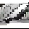 Mexen Exo cabine de douche semi-circulaire coulissante 80 x 80 cm, transparent, noir - 8131-080-080-70-00