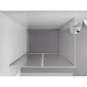 Mexen Exo-BR Duo cabine de douche pivotante 80 x 70 cm, transparent, chrome - 8182-080-070-01-00