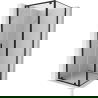 Cabine de douche battante Mexen Exo 70 x 70 cm, transparente, noire - 8182-070-070-70-00