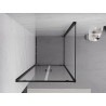 Mexen Exo-BR Duo cabine de douche à battants 70 x 70 cm, transparent, noir - 8182-070-070-70-00