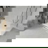 Mexen Lima cabine de douche pliante 100 x 120 cm, transparente, noire + receveur plat, blanc - 856-100-120-70-00-4010B