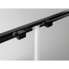 Mexen Exo cabine de douche coulissante 155 x 100 cm, transparente, noire - 8151-155-100-70-00
