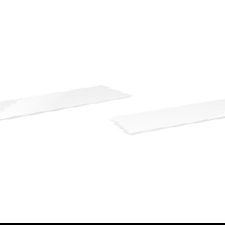 Mexen Uni dessus de meuble 200 cm, blanc brillant - 91AXX-2004-464-18-00