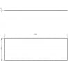 Mexen Uni plateau pour meuble 130 cm, blanc mat - 91AXX-1304-464-18-01