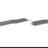 Mexen Uni planche de meuble 220 cm, graphite mat - 91AXX-2204-464-18-66