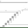 Mexen Uni planche de meuble 80 cm, chêne - 91AXX-0804-464-18-81