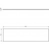 Mexen Uni planche d'armoire de 170 cm, chêne - 91AXX-1704-464-18-81