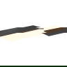 Mexen Uni planche d'étagère 190 cm, noyer - 91AXX-1904-464-18-86