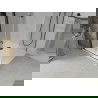 Mexen Lima cabine de douche pliante 70 x 70 cm, transparent, noir + receveur Flat, blanc - 856-070-070-70-00-4010B