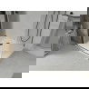 Mexen Lima cabine de douche pliante 70 x 70 cm, transparent, noir + receveur Flat, blanc - 856-070-070-70-00-4010B