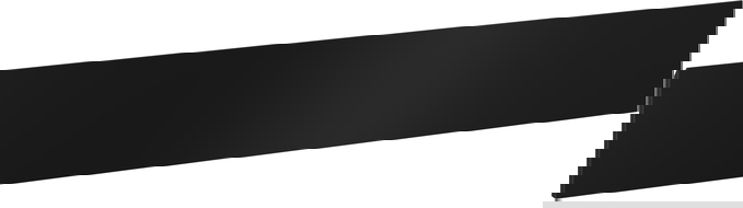 Mexen Orio façade pour corps de meuble de salle de bain 160 x 20 cm, noir mat - 91A10-1600-235-1-71